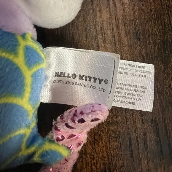 Hello Kitty Mermaid Plush Toy - White and Purple - Picture 2 of 6